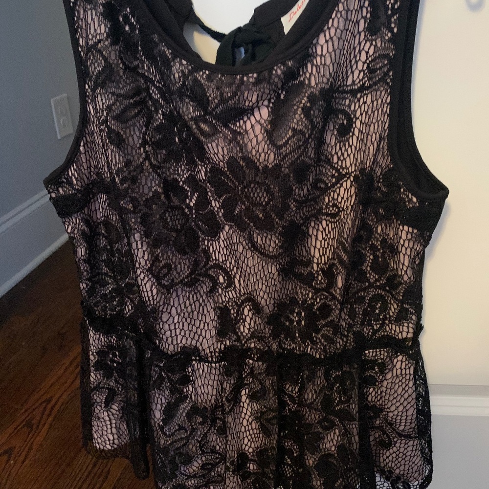 Anthropologie Deltta lace top